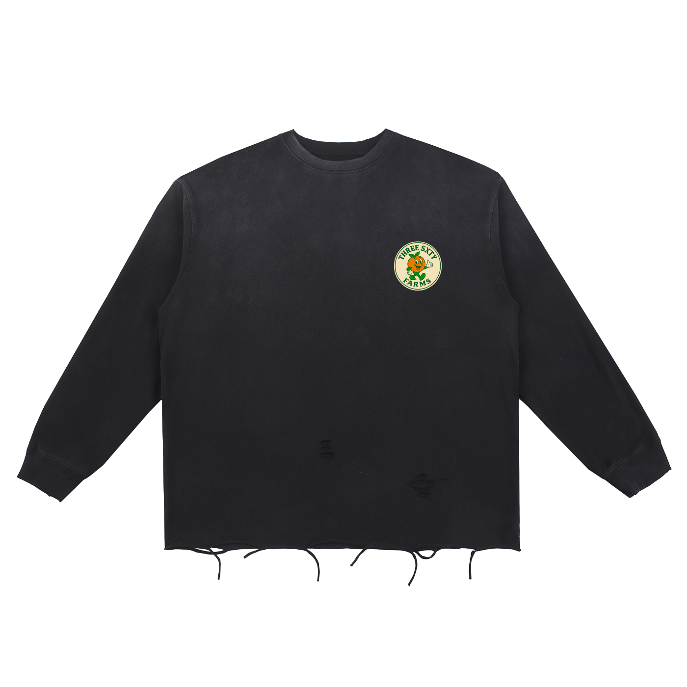 TS farms Raw Edge Cotton Tee