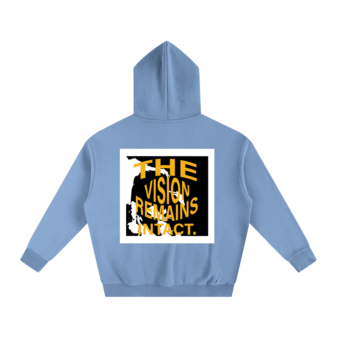 TS boxed logo Fleeced Hoodie