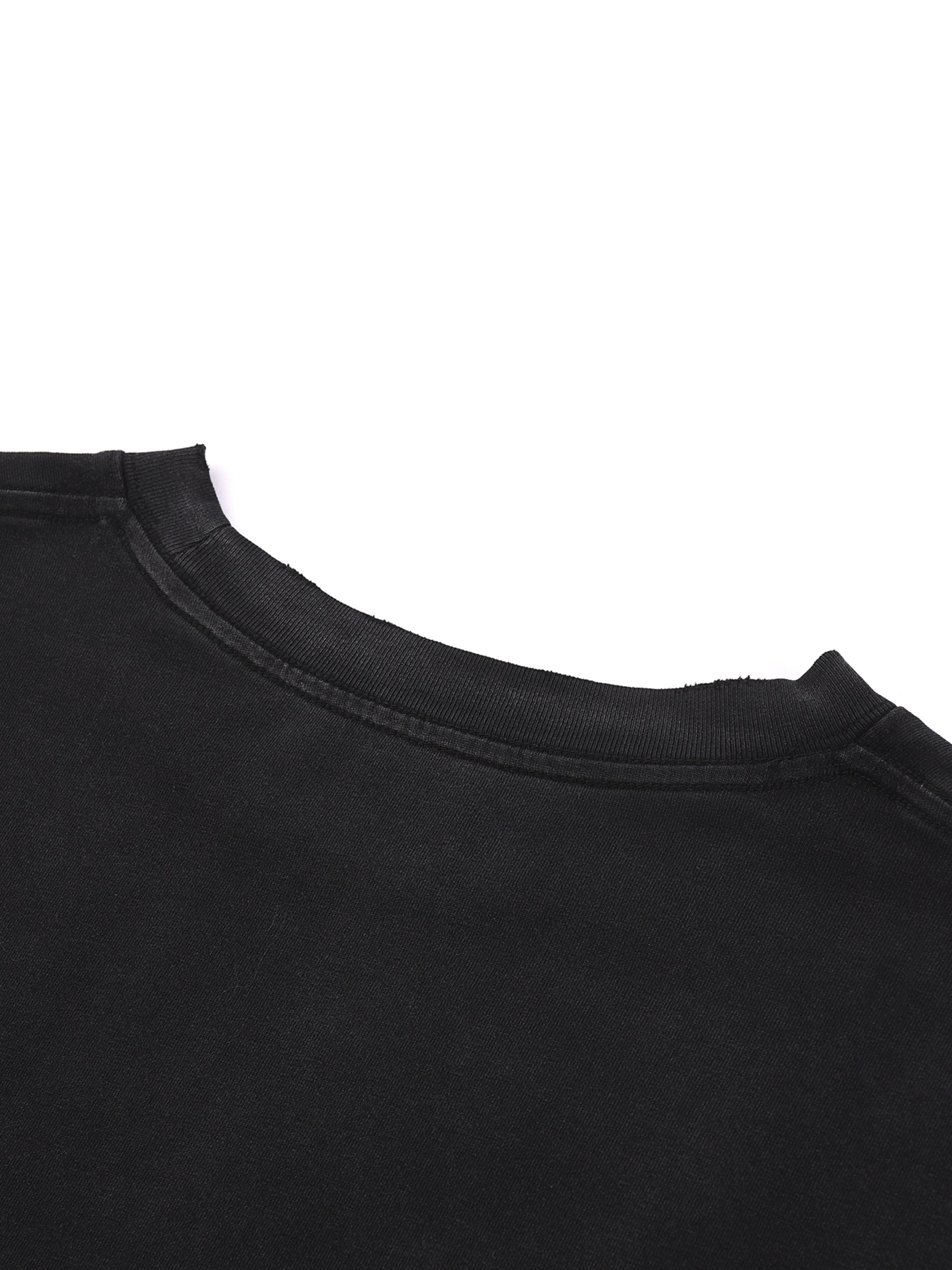 TS farms Raw Edge Cotton Tee